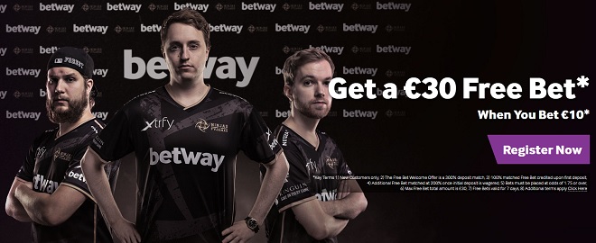 Betway 50 free bet